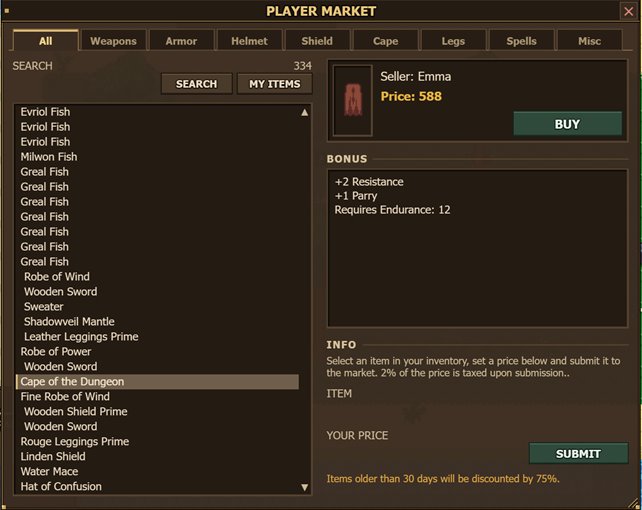 The player market