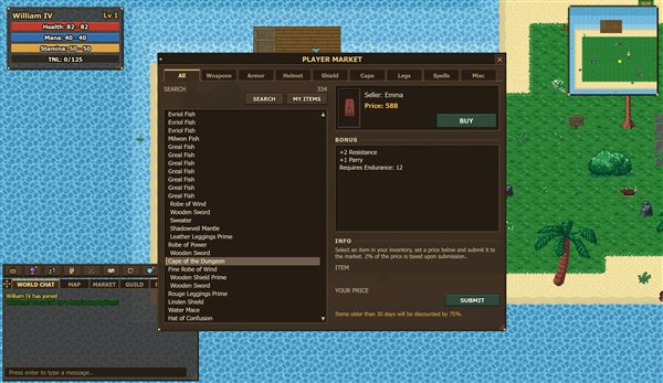 The player market